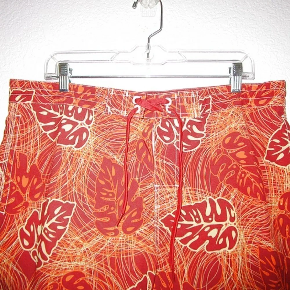 Wave Life Swim Trunks Mens XL Pockets Stretch Unlined Board Shorts Beach Resort